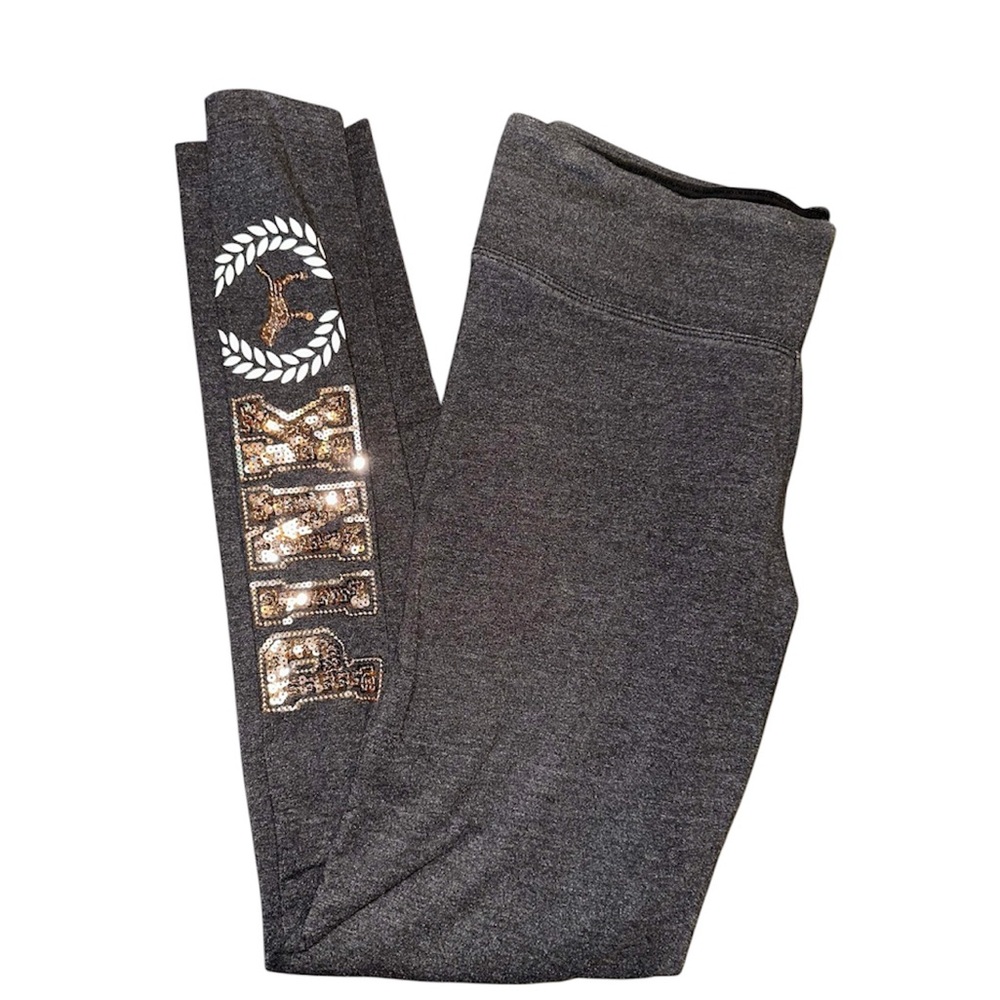Victoria secret pink yoga leggings with bling